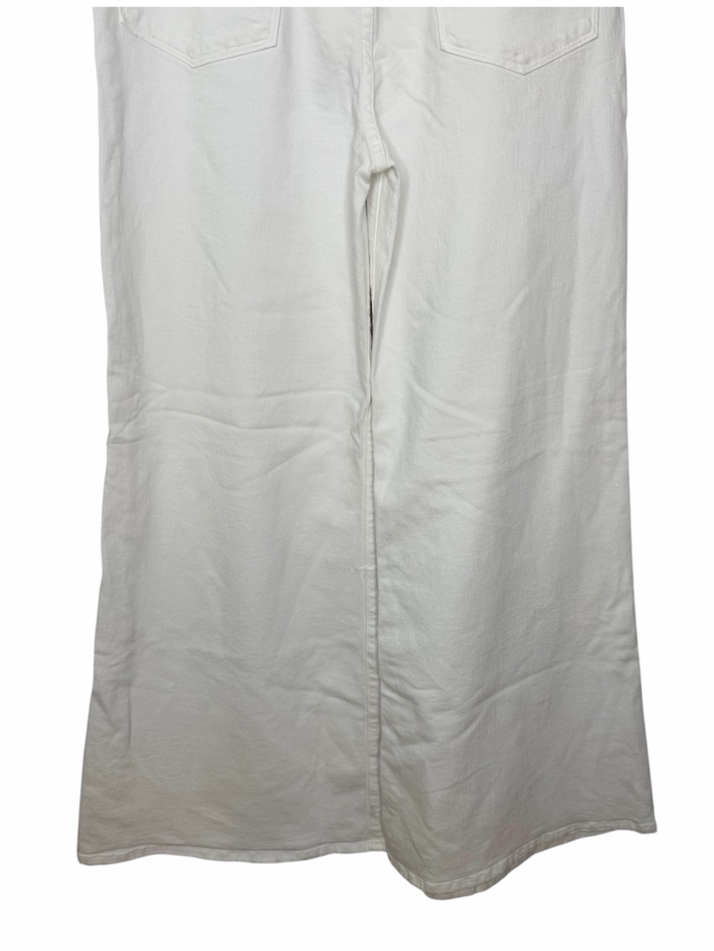 Frame Le Palazzo White Denim Wide Leg Jeans Womens 31 - Picture 7 of 10